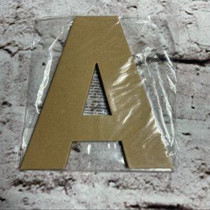 💰5/$20 NIP Chipboard Monogram Craft Letter A - 8 inches